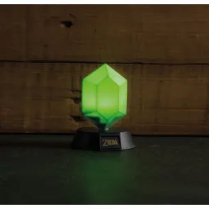 Legend of Zelda 3D Lampe Grüner Rubin 10 cm