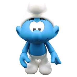 Die Schlümpfe Vinyl Figur Schlumpf Weiß und Blau - Flocked 19 cm