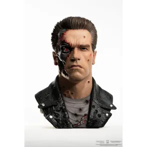 Terminator 2 Replik 1/1 T-800 Model 101 Battle Damaged Art Mask 47 cm  