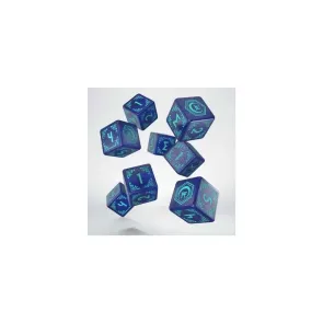 Shadow Scar 8er Würfel Set Essential Blue & Turquoise