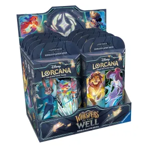 Disney Lorcana TCG Whispers in the Well Starter Decks Display (8) *Englische Edition*