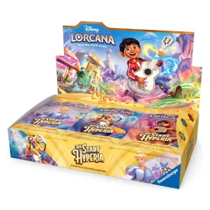 Disney Lorcana TCG Die Stadt Hyperia Booster Display (24) *Deutsche Version*