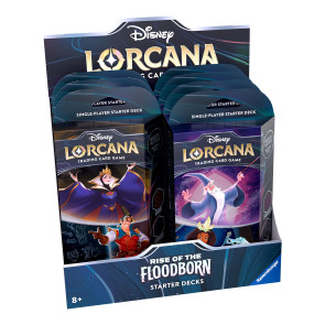 Disney Lorcana TCG Rise of the Floodborn Starter Decks Display (8) *Englische Edition*