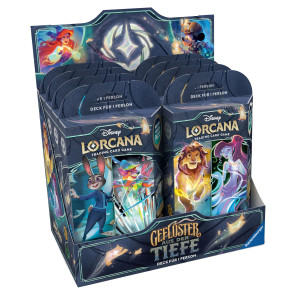 Disney Lorcana TCG Geflüster aus der Tiefe Starter Decks Display (8) *Deutsche Edition*