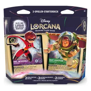 Disney Lorcana TCG 2-Spieler-Starterdeck *Deutsche Edition*