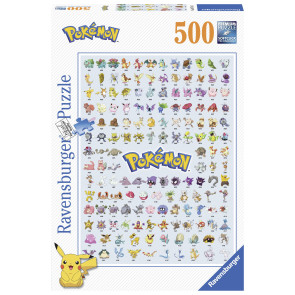 Pokémon Puzzle Pokémon Pokédex (500 Teile)
