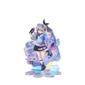 Honkai: Star Rail Rise Up Little Cat Series PVC Statue Silver Wolf Ver. 19 cm