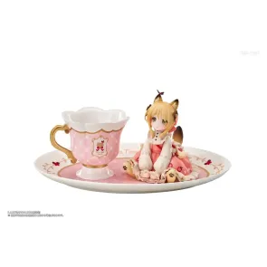 Original Character DLC Series PVC Figur Tea Time Cats Orange Cat 10 cm