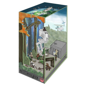 Star Wars Tiny Adventures Book Nook Mini-Diorama Battle of Endor 23 cm