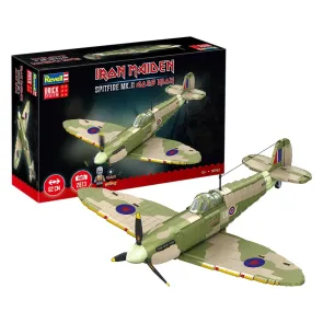 Iron Maiden Brick System Klemmbaustein Set Spitfire MK.II Aces High 58 cm