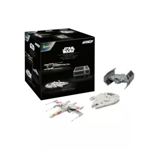 Star Wars Adventskalender Millennium Falcon, X-Wing Fighter, Darth Vader's Tie Fighter