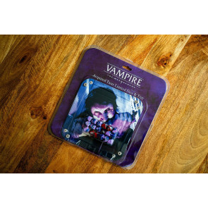 Vampire: Die Maskerade 5. Edition RPG Acquired Taste limitierte Würfel mit Würfeltablett