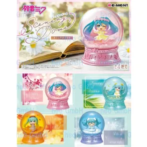 Hatsune Miku Mini-Schneekugeln Scenery Domes Display (4)