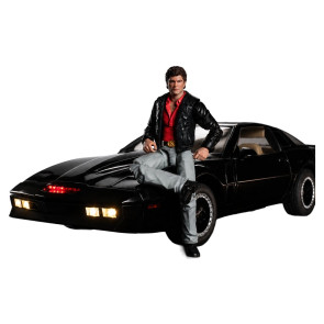 Knight Rider K.I.T.T. SPM Modellauto mit Michael Knight Actionfigur