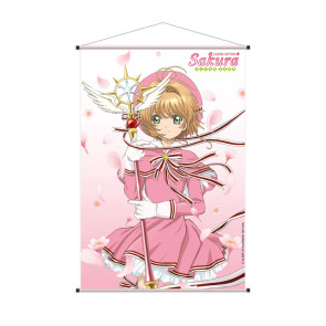 Cardcaptor Sakura Clear Card Wandrolle Sakura Kinomoto Cherry Blossoms 60 x 90 cm