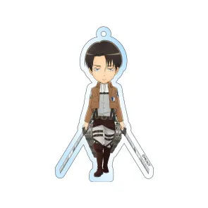 Attack on Titan Acryl Schlüsselanhänger Levi Holographic 8 cm     
