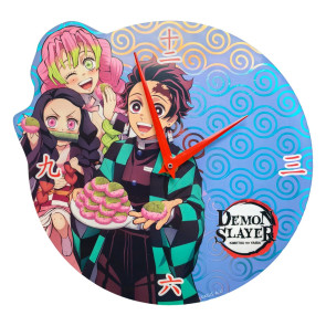 Demon Slayer: Kimetsu no Yaiba Wanduhr Holographic 