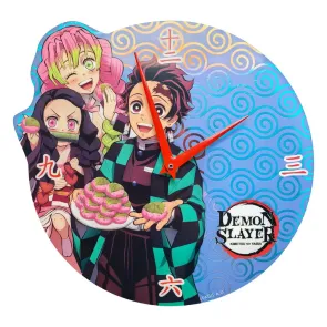 Demon Slayer: Kimetsu no Yaiba Wanduhr Holographic 