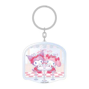 Sanrio Acryl Schlüsselanhänger Hello Kitty & Friends American Diner 6 cm     
