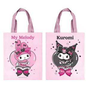 Sanrio Pink Black Party Series Tragetasche My Melody & Kuromi