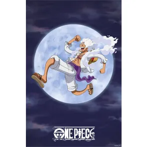 One Piece 3D Poster Monkey D. Ruffy Gear 5 38 x 58 cm