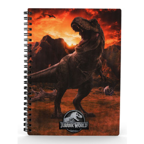 Jurassic World Notizbuch mit 3D-Effekt Into The Wild