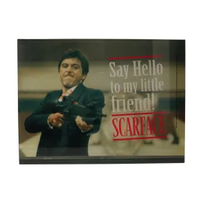 Scarface Glasposter Say Hello 40 x 30 cm