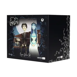 Corpse Bride Geschenkbox Figur & Schlüsselanhänger Victor & Emily