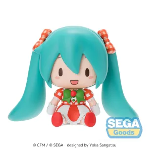 Character Vocal Series 01: Hatsune Miku Fuwa Petit Chibi Figur Hatsune Miku x Love and Berry Dress Up and Dance! Lovely Strawberry 8 cm         