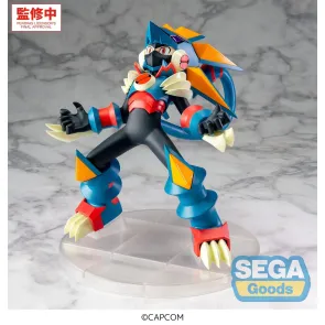 Mega Man Battle Network Luminasta PVC Figur Mega Man Gregar Beast 17 cm