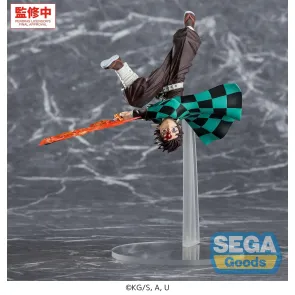Demon Slayer: Kimetsu no Yaiba Luminasta PVC Figur Tanjiro Kamado Hinokami Kagura Setting Sun Transformation 15 cm