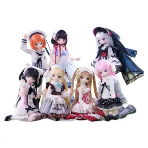 SyncyLand Actionfiguren 6er-Pack OOTD Series 23 cm Blind Box