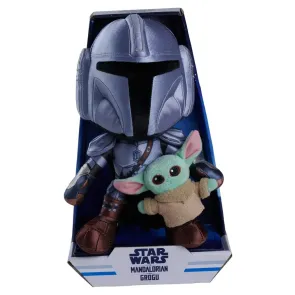 Star Wars Mandalorian Plüschfigur Mandalorian & Mini Grogu 25 cm