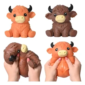 Squishy Dehnbare Figur Highland Bull 14 cm Display (6)