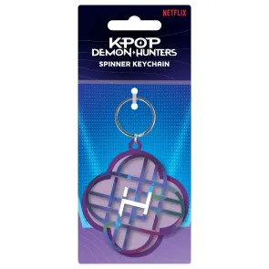 KPop Demon Hunters Metall Schlüsselanhänger Spinner Huntrix 