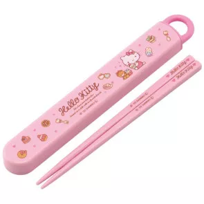Hello Kitty Essstäbchen mit Box Sweety pink 16 cm