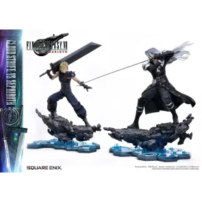 Final Fantasy VII Rebirth Masterline Statuen 2er-Pack 1/4 Cloud Strife vs Sephiroth 69 cm