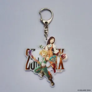 Final Fantasy IX Acryl-Schlüsselanhänger 25th Anniversary Zidane & Garnet 