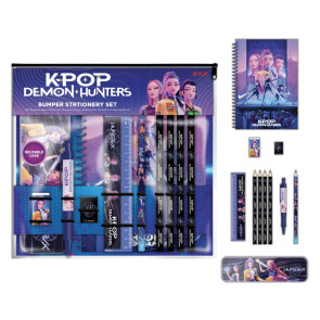 KPop Demon Hunters Schreibset 12-teilig A4 Bumper 