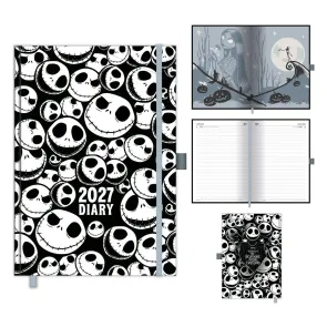 The Nightmare Before Christmas DTP Terminplaner A5 2027 Skellington Avalanche