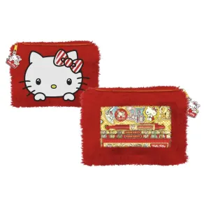 Hello Kitty and Friends Plüsch-Federmäppchen American Diner Version Set Display (12)