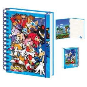Sonic The Hedgehog Wiro Notizbuch A5 Green Hill Zone Gang