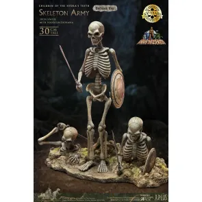 Jason und die Argonauten Gigantic Soft Vinyl Statue Ray Harryhausens Skeleton Army (Children of the Hydra's Teeth) Deluxe Ver. 32 cm