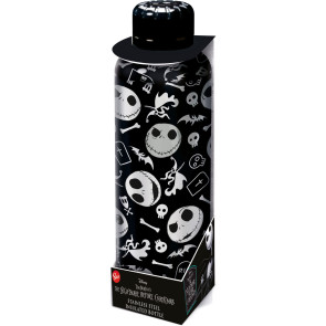 Nightmare before Christmas Edelstahl-Trinkflasche Logo