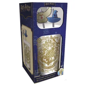 Harry Potter Glas Tumbler mit Trinkhalmen Magic & Mayhem 485 ml