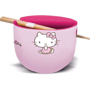 Sanrio Ramen-Schüssel mit Stäbchen Hello Kitty Japan