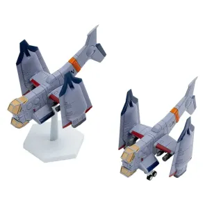 Rebuild of Evangelion SYUTO Tiny Scale Plastic Model Kit UNAF Close Air Support VTOL Aircraft YAGR-3B 5 cm