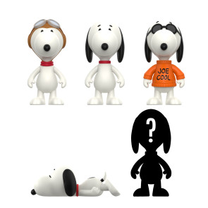 Peanuts ReAction Actionfiguren 10 cm Wave 06 So Many Snoopies! Blind Box Display (12) 