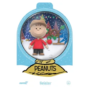 Peanuts ReAction Actionfigur Charlie Brown and Sad Tree (Snow Globe Card Back)