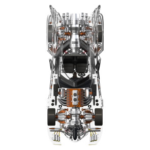 Batman 1989 Super Cyborg Fahrzeug Batmobile 1989 (Clear) 35 cm    